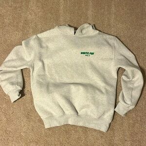 white fox hoodie